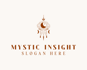 Mystical Boho Eye logo design