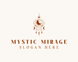 Mystical Boho Eye logo design