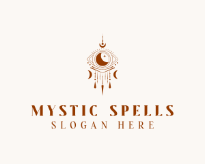 Mystical Boho Eye logo design