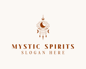 Mystical Boho Eye logo design