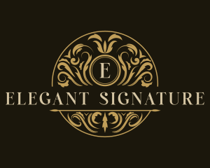 Elegant Luxury Ornament logo design