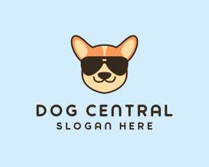 Dog Kennel Sunglasses logo design