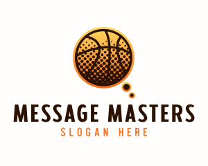 Basketball Chat Communication logo