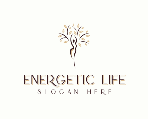 Wellness Tree Woman logo design