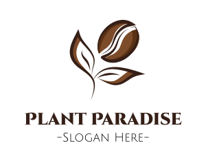 Coffee Farm Plant logo design