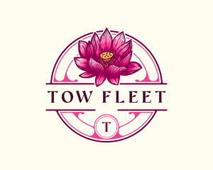 Lotus Flower Plant Logo