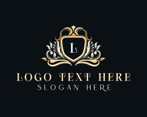 Luxury Floral Crest logo