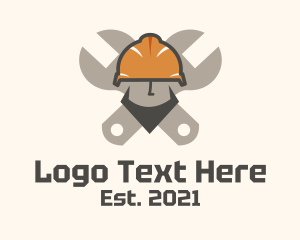 Hardhat Wrench Mechanic logo