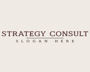 Simple Consultant Business logo design