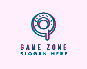 Anaglyph Donut Sprinkle Logo