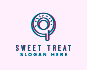 Anaglyph Donut Sprinkle logo