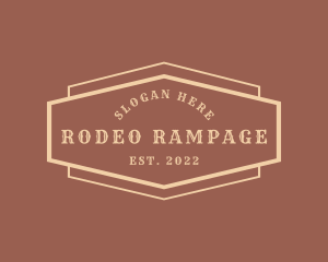 Generic Rodeo Brand logo design