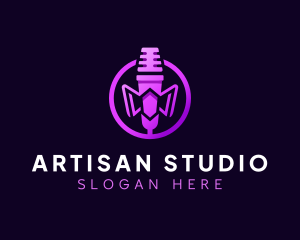 Multimedia Music Studio logo design