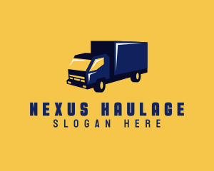 Truck Package Delivery  logo design