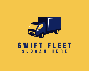 Truck Package Delivery  logo design