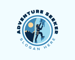 Adventure Ice Climbing logo design