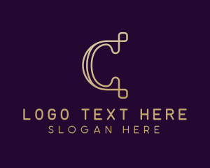 Brand - Luxury Brand Letter C logo design