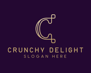 Luxury Brand Letter C logo design