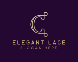 Luxury Brand Letter C logo design