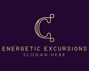 Luxury Brand Letter C logo design