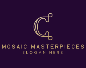 Luxury Brand Letter C logo design