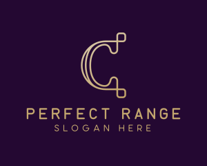 Luxury Brand Letter C logo design