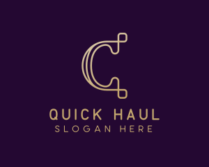 Luxury Brand Letter C logo design