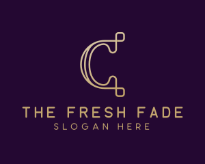 Luxury Brand Letter C logo design