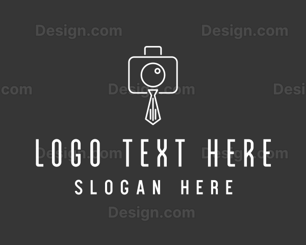 Professional Camera Necktie Logo