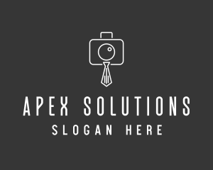 Professional Camera Necktie logo design