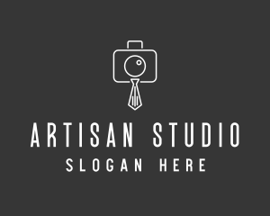 Professional Camera Necktie logo design