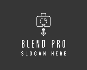 Professional Camera Necktie logo design