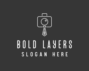 Professional Camera Necktie logo design