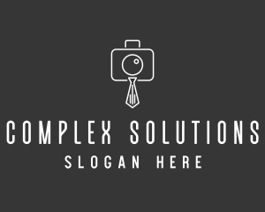 Professional Camera Necktie logo design