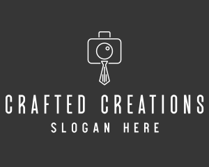 Professional Camera Necktie logo design