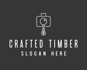 Professional Camera Necktie logo design