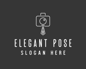 Professional Camera Necktie logo design