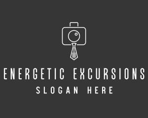 Professional Camera Necktie logo design