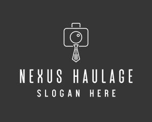 Professional Camera Necktie logo design