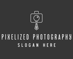 Professional Camera Necktie logo design