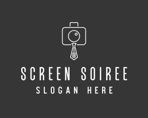 Professional Camera Necktie logo design