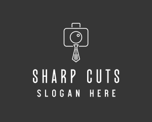 Professional Camera Necktie logo design