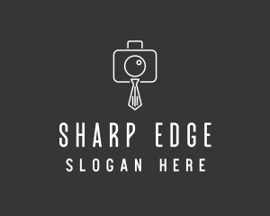 Professional Camera Necktie logo design