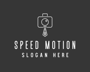 Professional Camera Necktie logo design