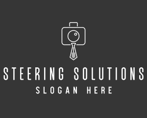 Professional Camera Necktie logo design