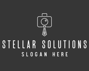 Professional Camera Necktie logo design