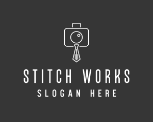 Professional Camera Necktie logo design