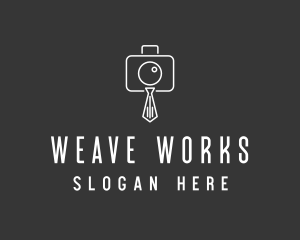 Professional Camera Necktie logo design