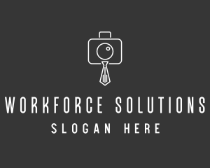 Professional Camera Necktie logo design