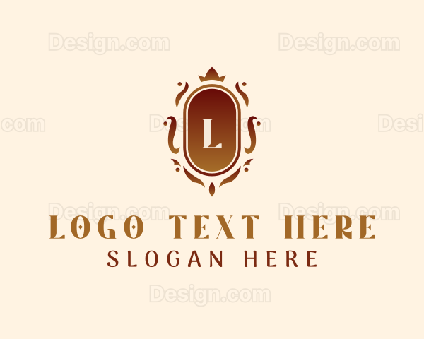 Luxury Shield Ornament Logo